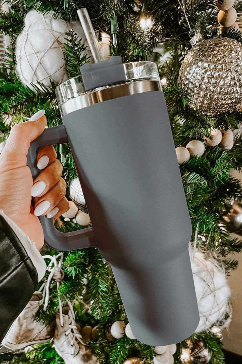 Gray 304 Stainless Steel Double Insulated Cup 40oz