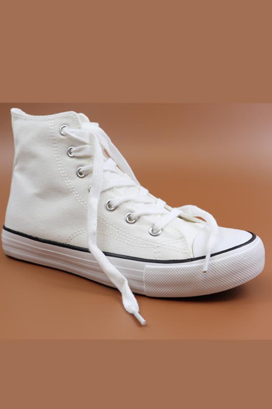 High Top Canvas Sneakers