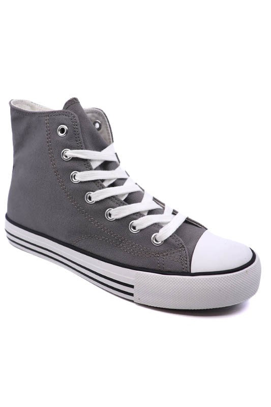 High Top Canvas Sneakers