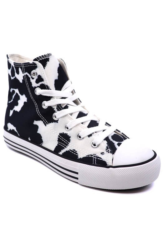 High Top Canvas Sneakers