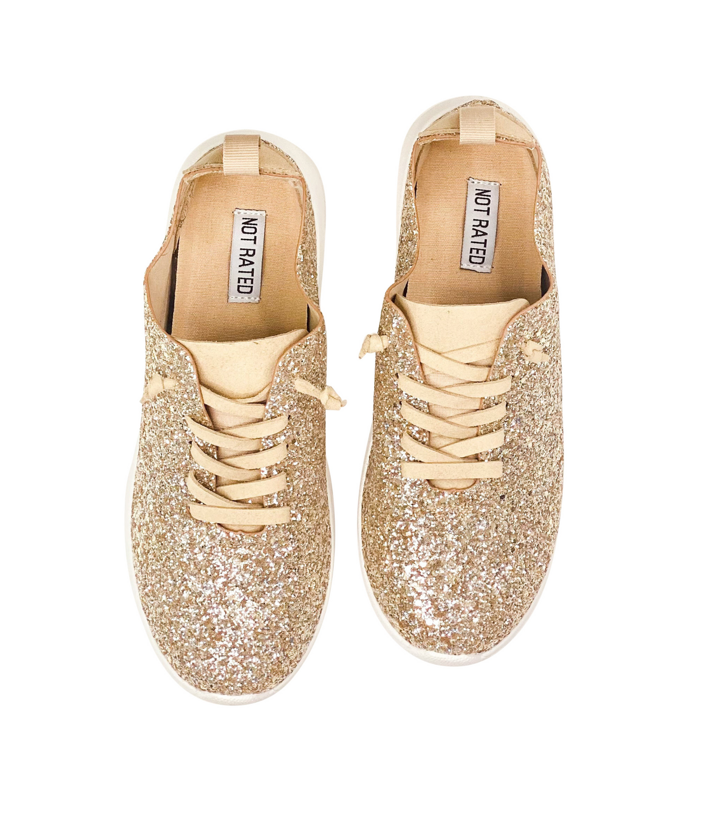 Mayo Glitter Sneaker in Gold - Rural Haze