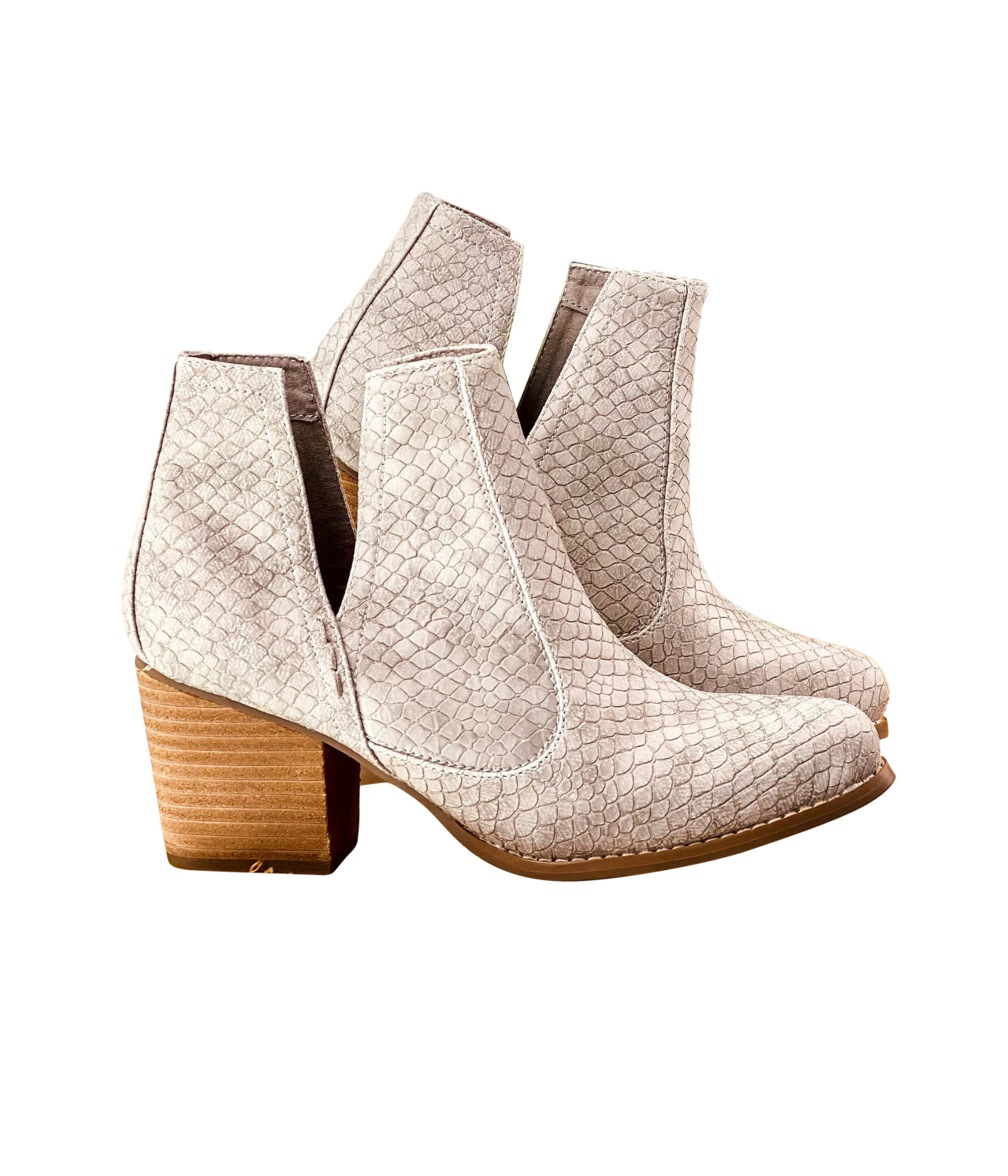 Tarim Booties in Grey - Rural Haze