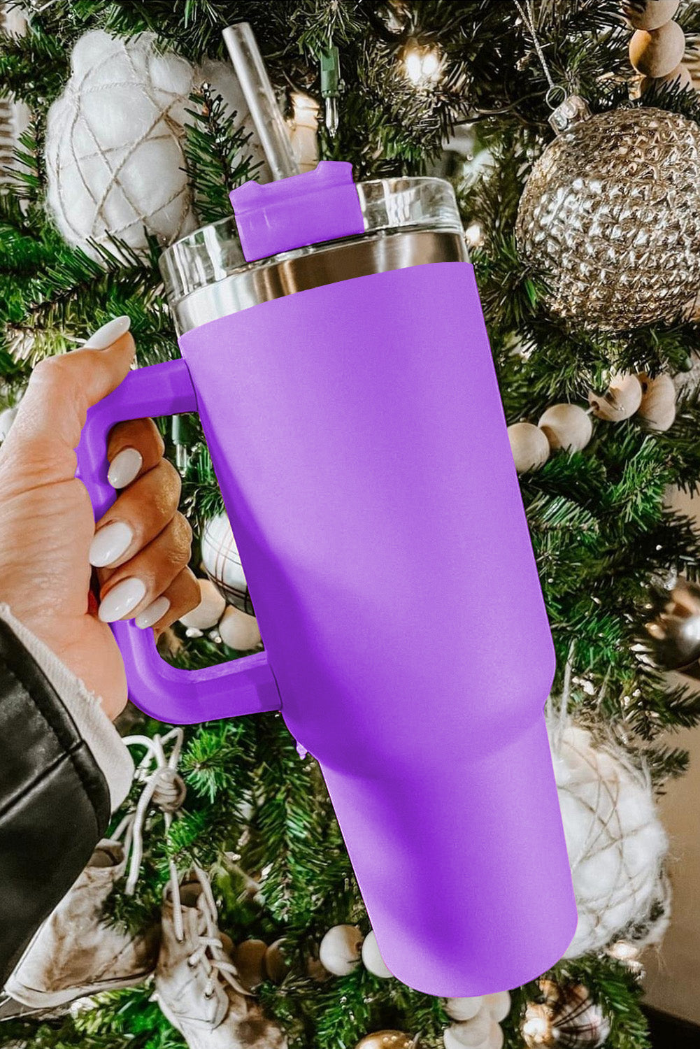 Purple 304 Stainless Steel Double Insulated Cup 40oz