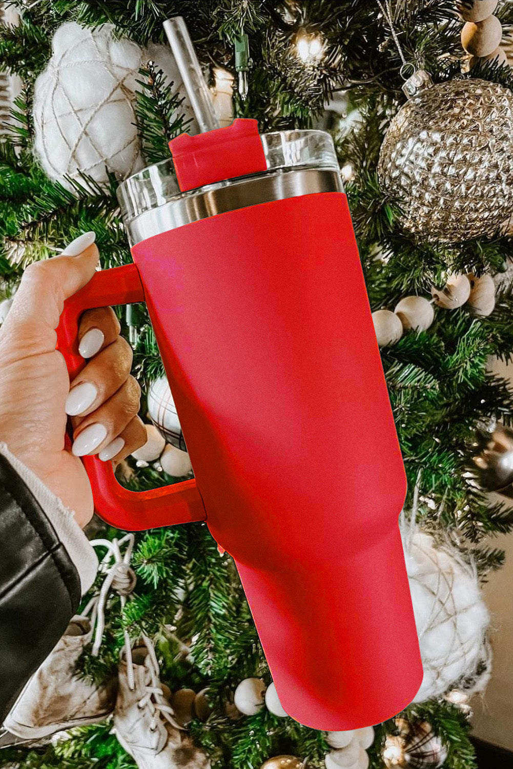 Red 304 Stainless Steel Double Insulated Cup 40oz