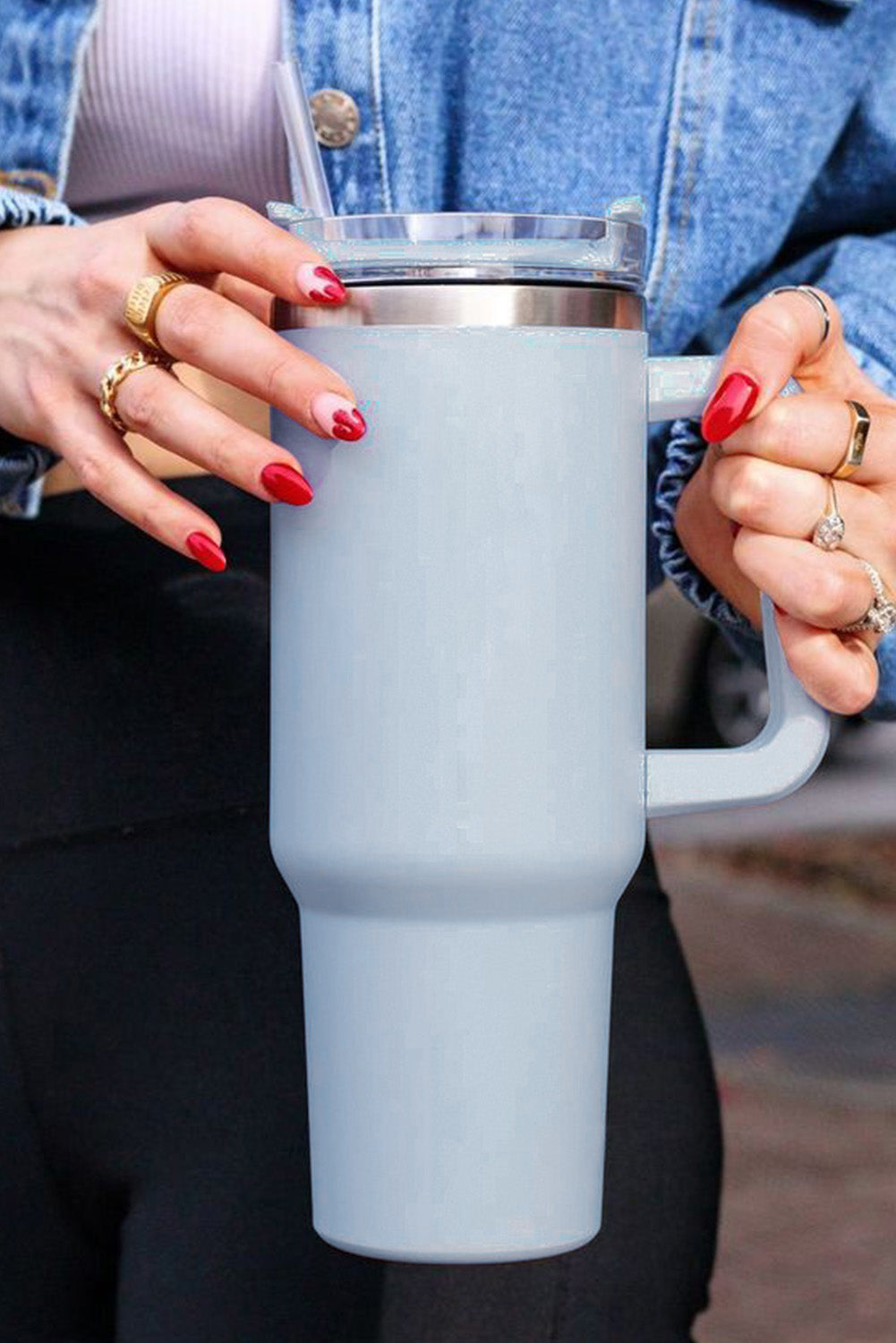 Sky Blue 304 Stainless Steel Double Insulated Cup 40oz