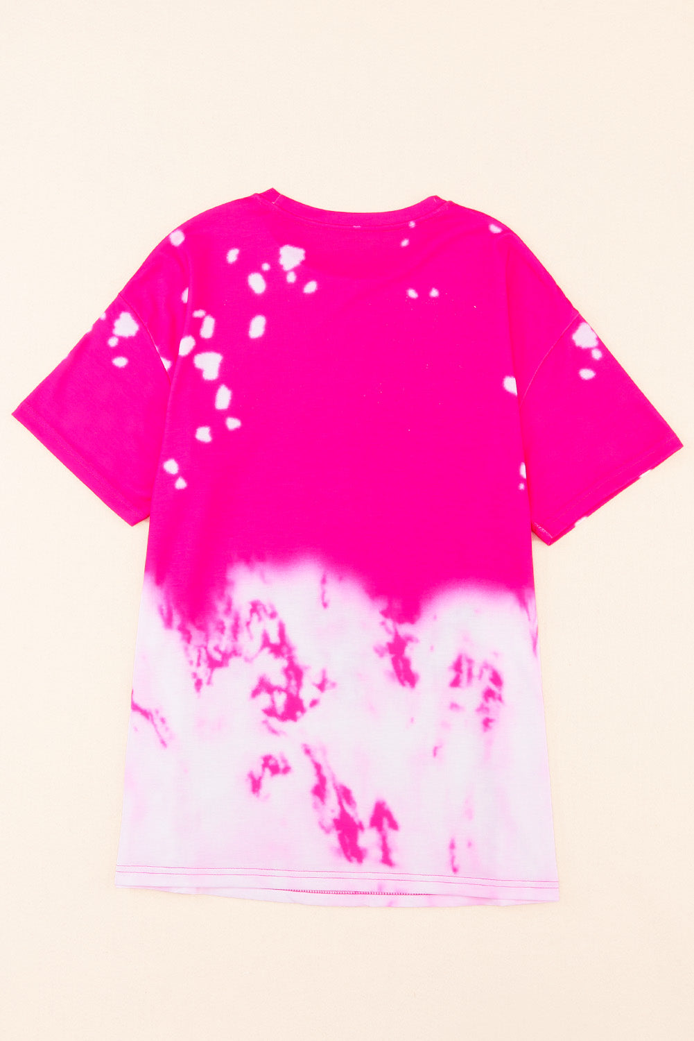 Rose Skull Graphic Print Oversized T Shirt