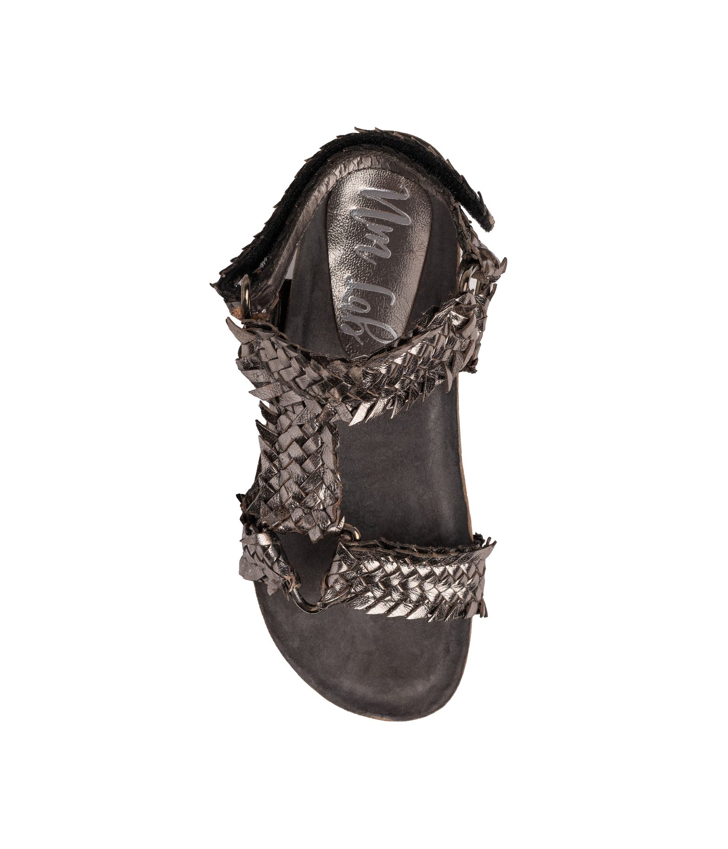 River Dance Woven Sandal in Pewter