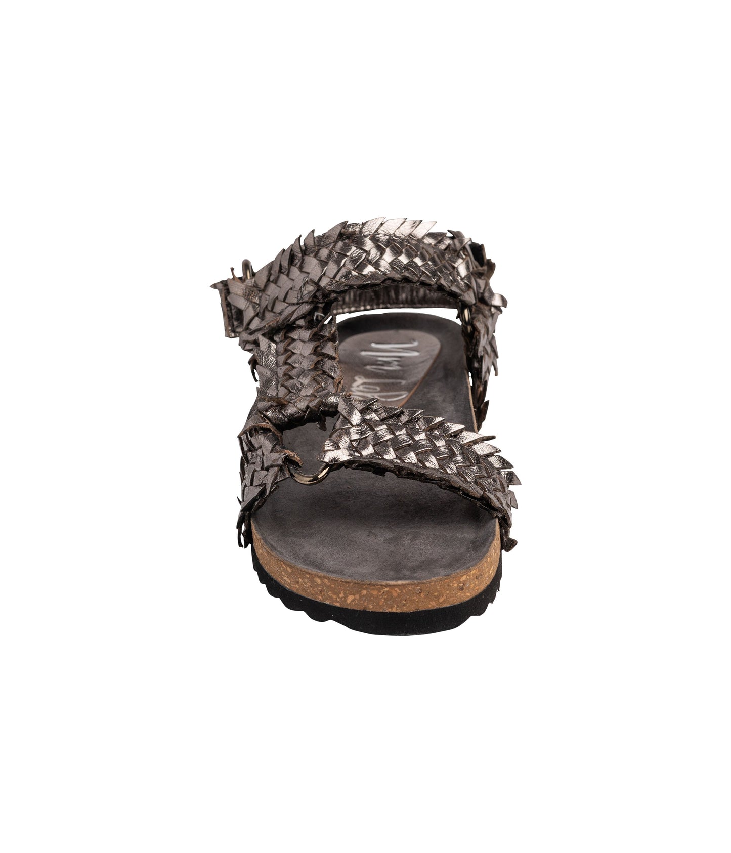 River Dance Woven Sandal in Pewter