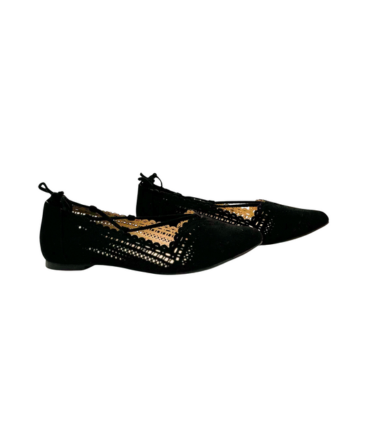 Waati Tie Ankle Ballet Flats