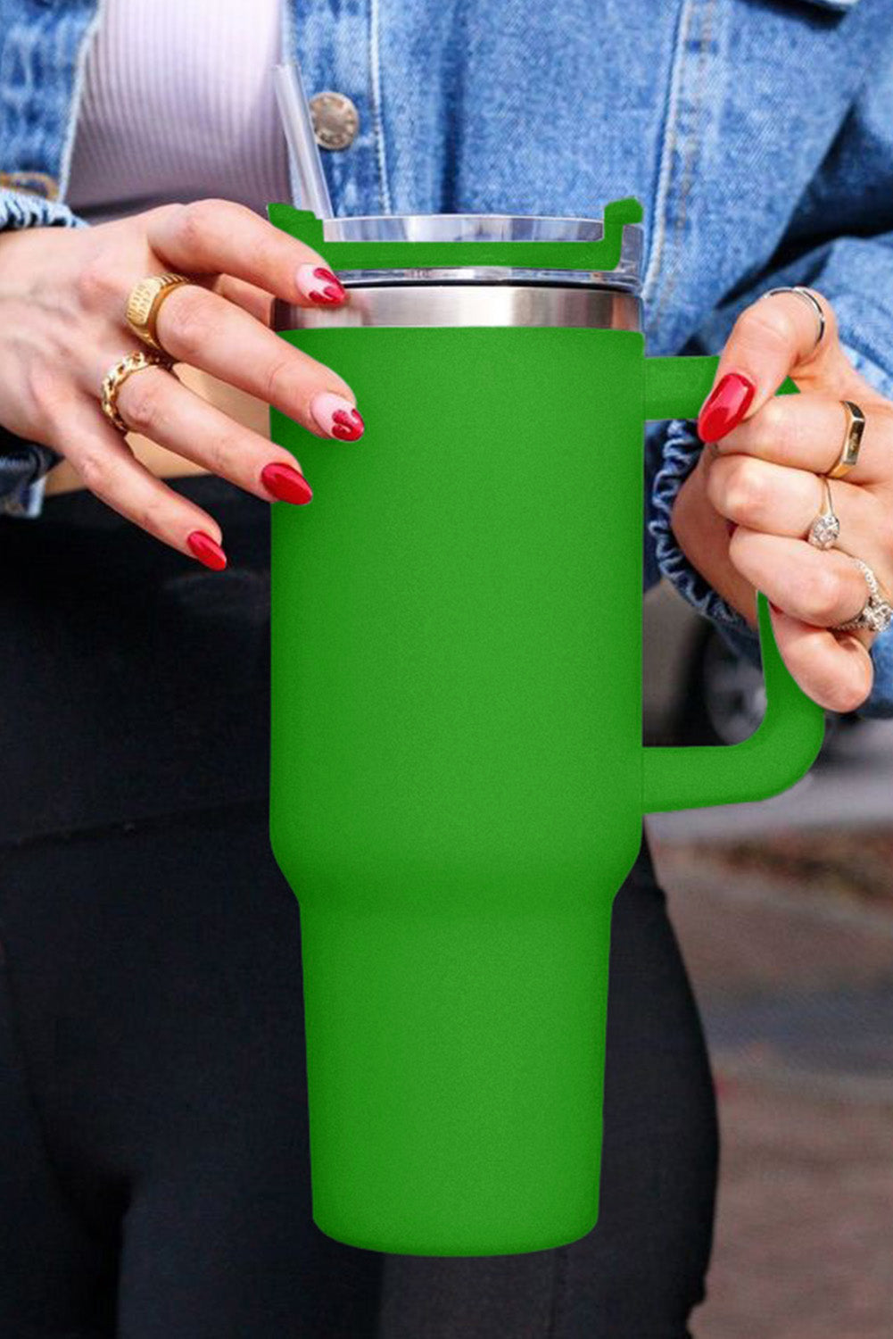 Green 304 Stainless Steel Double Insulated Cup 40oz