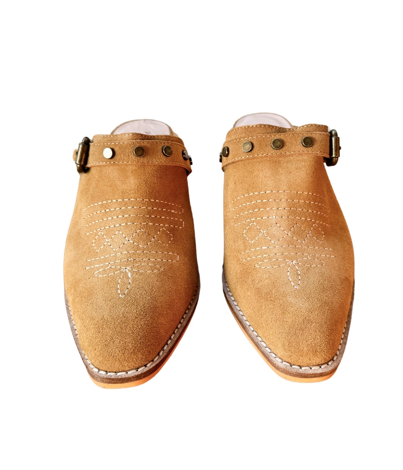 Drancy Western Mule in Tan