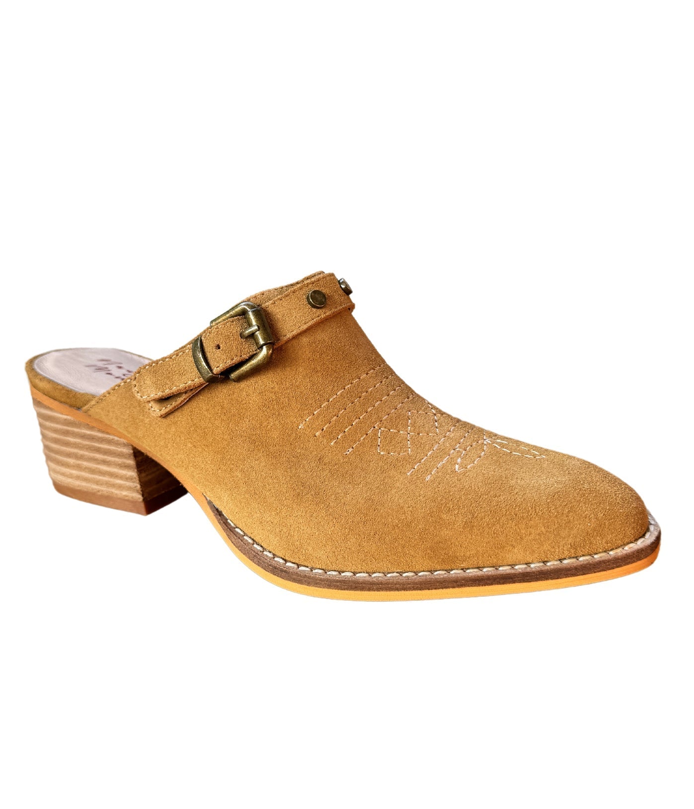 Drancy Western Mule in Tan