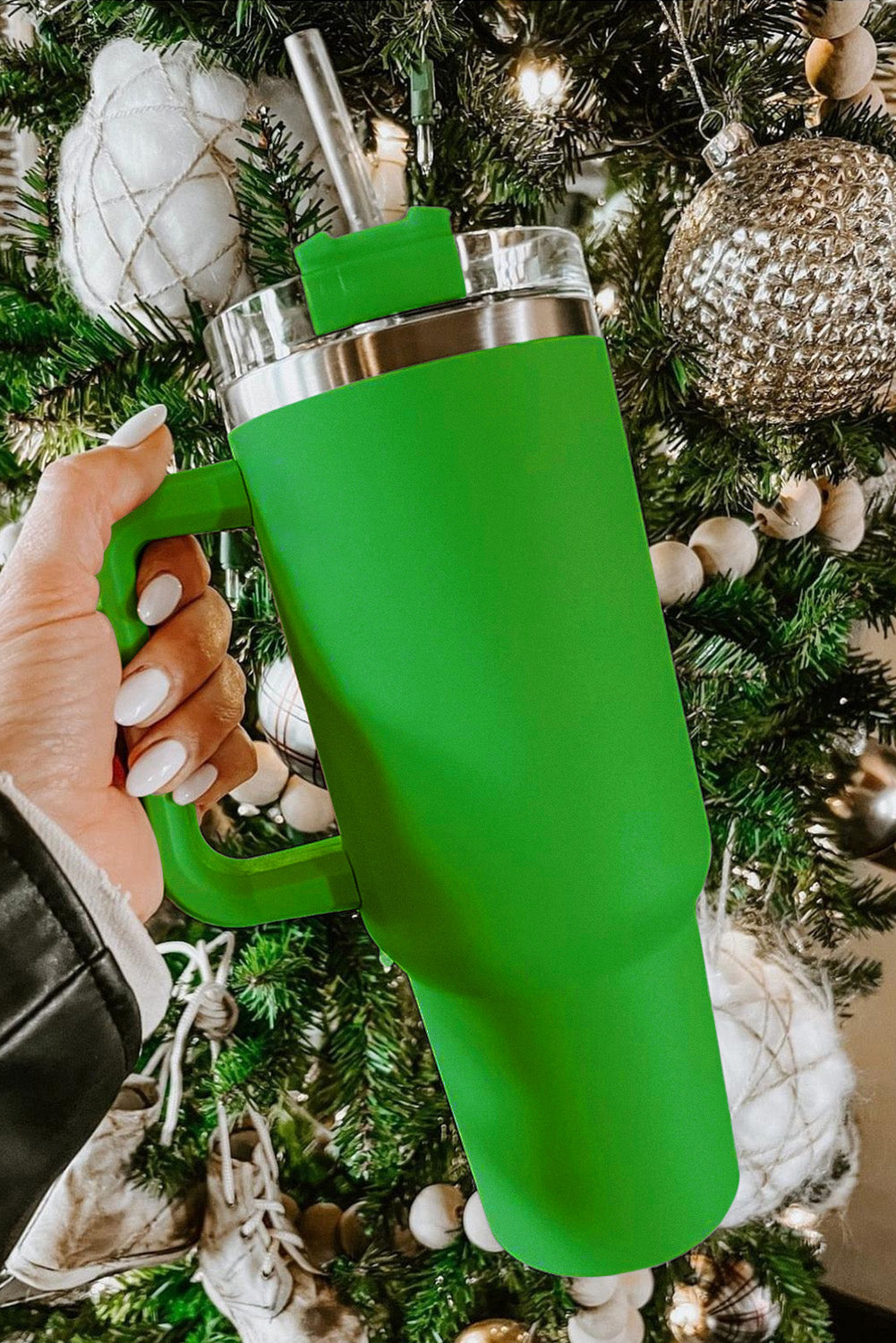 Green 304 Stainless Steel Double Insulated Cup 40oz