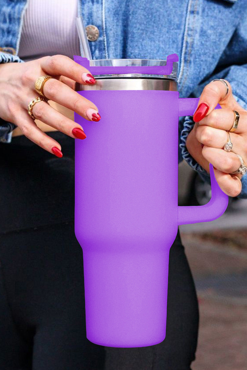 Purple 304 Stainless Steel Double Insulated Cup 40oz