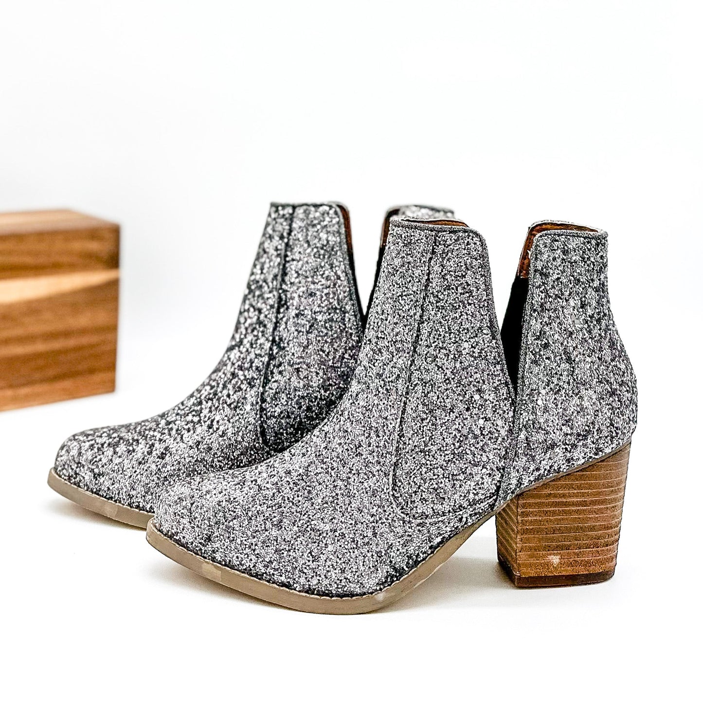 Fiera Booties in Pewter - Rural Haze