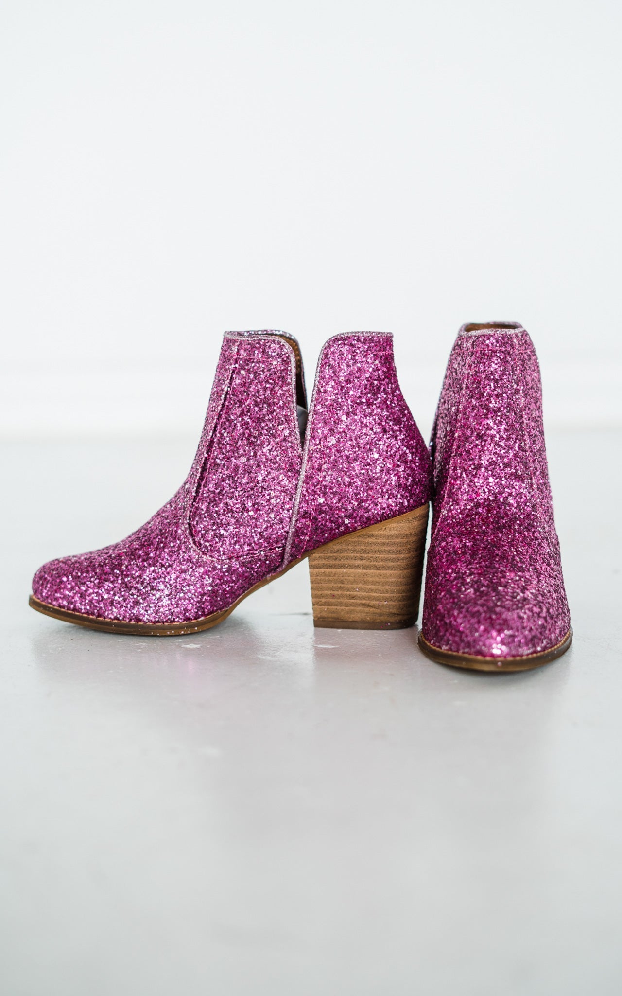 Fiera Booties in Pink - Rural Haze