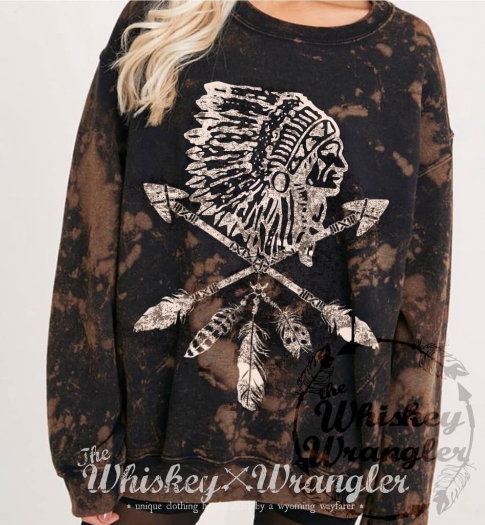 MEDICINE MAN DISTRESSED SWEATSHIRT