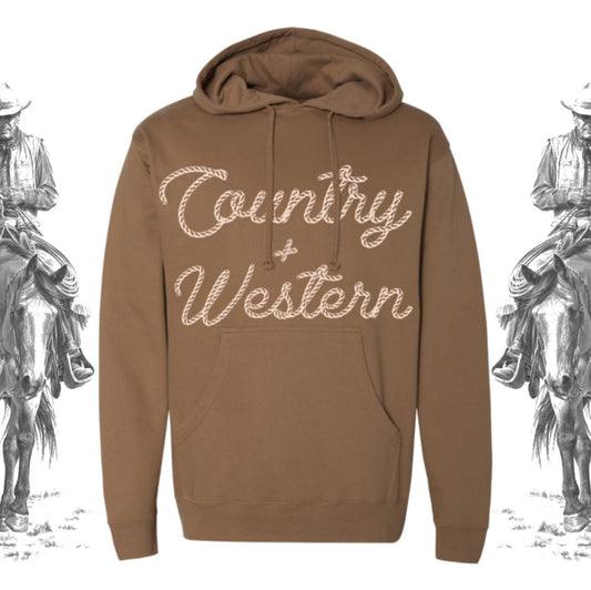 COUNTRY + WESTERN HOODIE