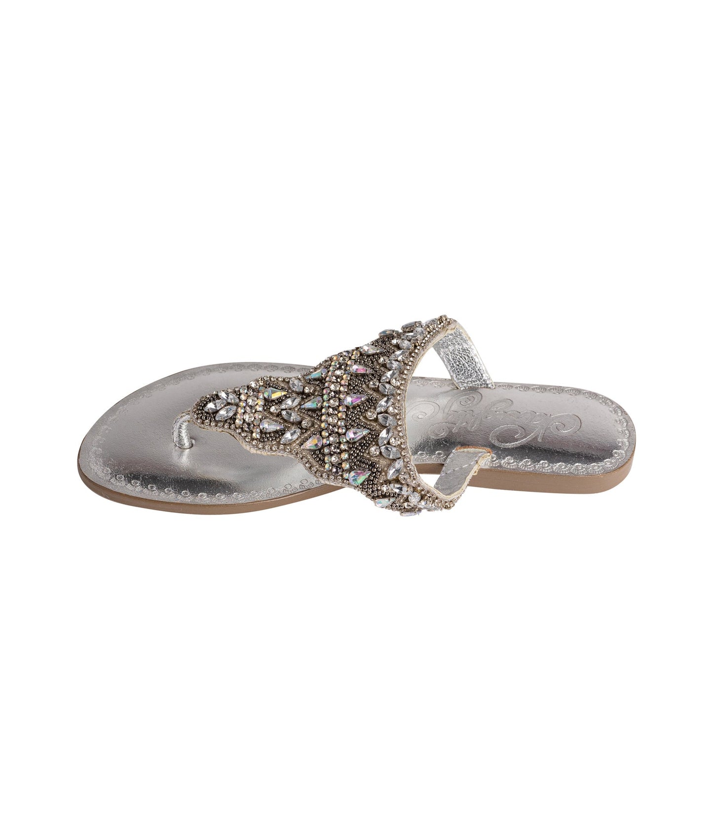 Loving U Sandals in Silver