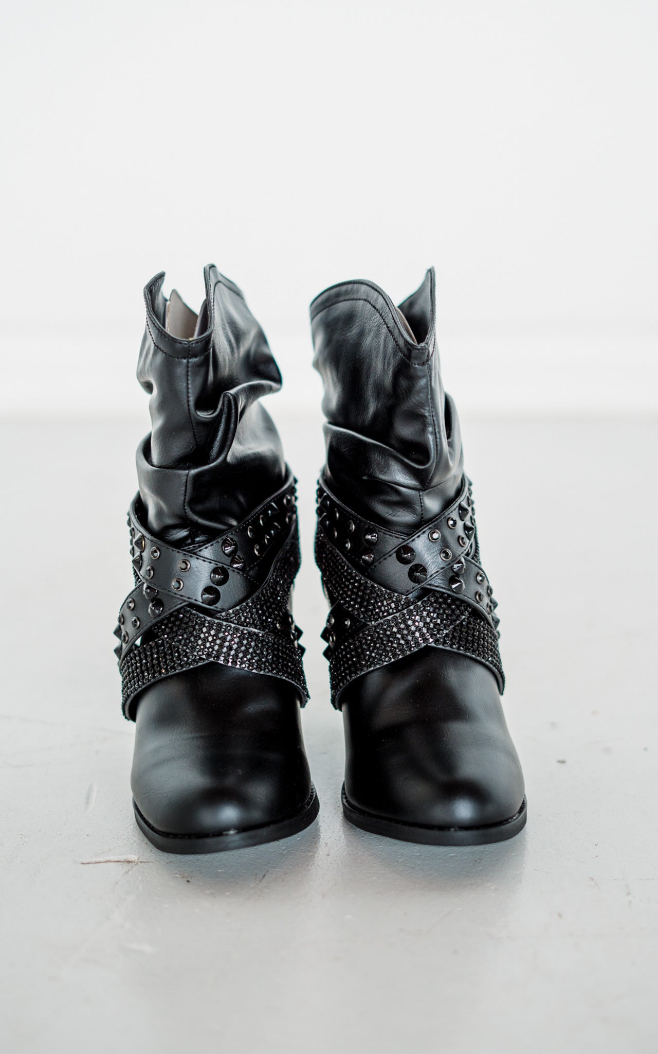 Short Change Booties in Black - Rural Haze