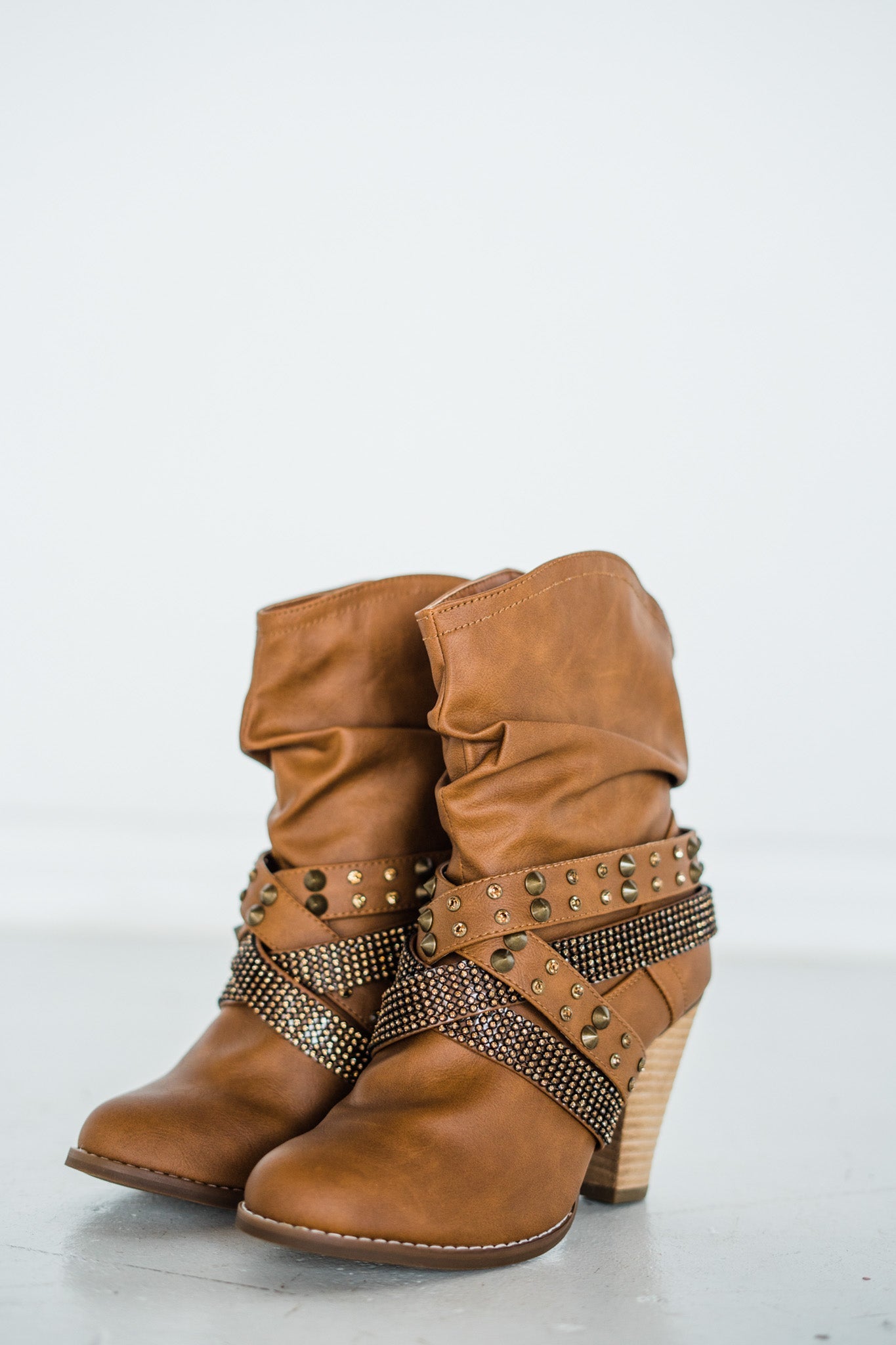 Short Change Booties in Tan - Rural Haze